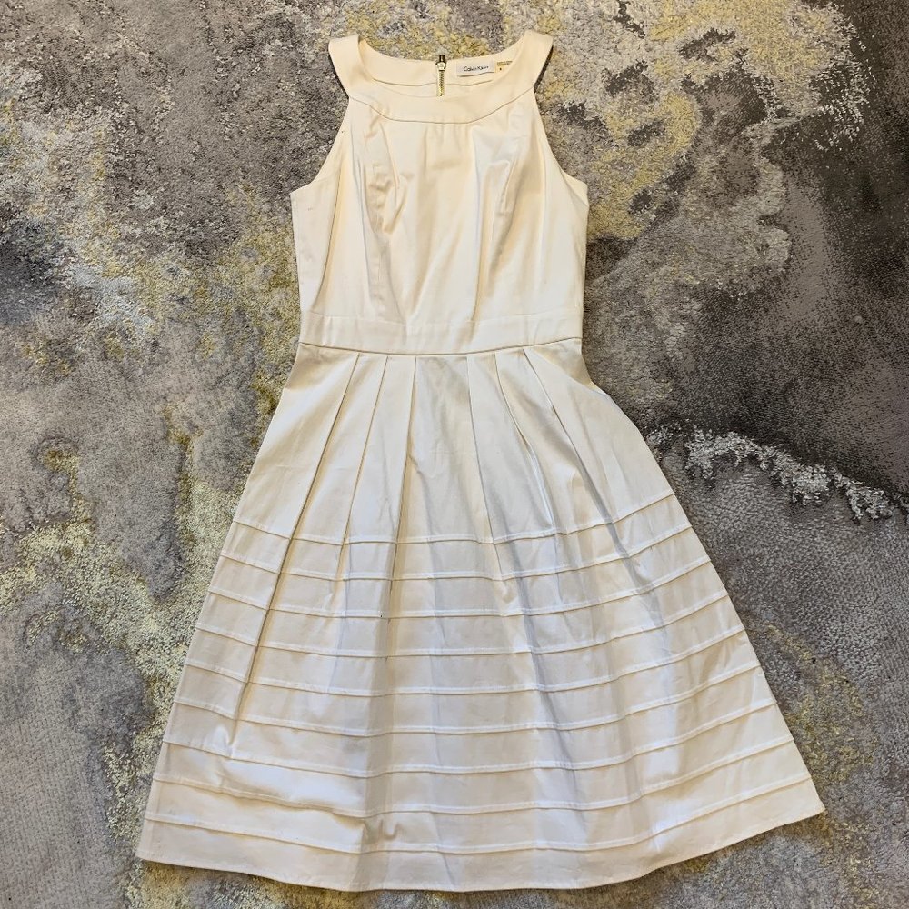 White Calvin Klein Summer Dress